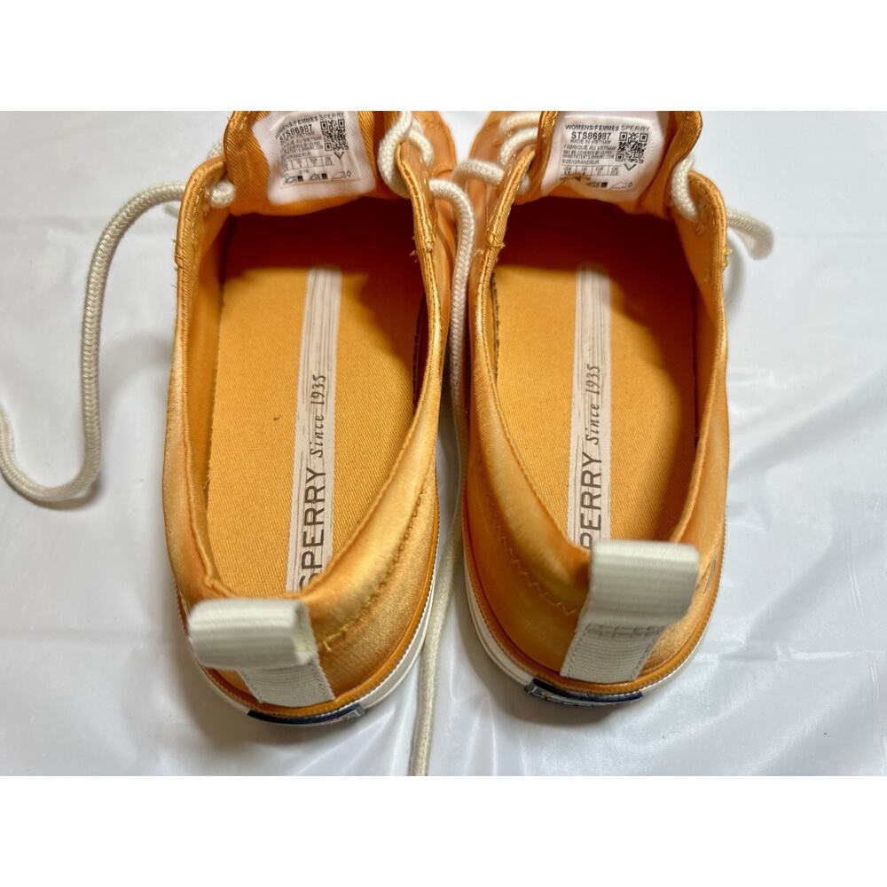 Sperry X Creamsicle Sneaker Women's Size 6.5 Crest Vibe Orange Casual Comfort - Picture 9 of 10